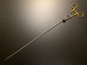 Photo of Symmetry 90-2011L Laparoscopic Needle Holder, TC, Left CVD, 5mm X 45cm