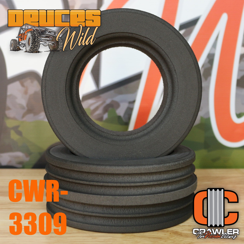 Deuce's Wild Single Stage Heavy Weight for 3.8 Tires; 7.50” - 7.25” Tall  Foam Pair (2) - Crawler Innovations