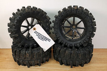 115mm HPI Blast rims; RC4WD Mud Slinger Tires; CI Deuce's Wild Foams; SET (4) - Used