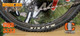 Front 29" Maxxis tire pictured with CWR-3333 tire foam insert installed and No Air Pressure.