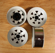 1.9 Wagon Bead Lock Set (4) in White - New