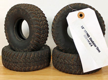 1.9" RC4WD Gladiator tire set (4); no foams; - Lightly Used