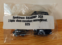 Spektrum SR300WP receiver 3Ch - used