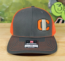CI Logo on Gray & Orange trucker hat