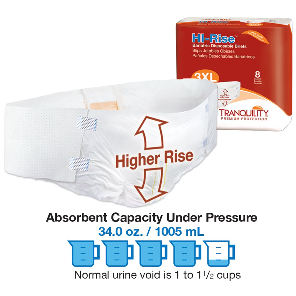 Hi-Rise Bariatric Disposable Brief Producting and Packaging Photo