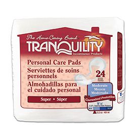 Tranquility Personal Care Pads Packaging