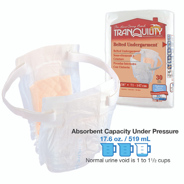 Tranquility Adjustable Belted Undergarment Tranquility Diapers Disposable Medical Express