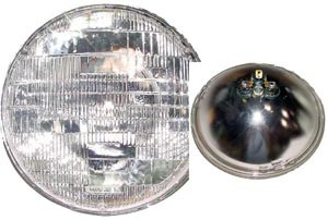 Sealed Headlight Beam,  6Volt, Porsche 356A, 356B, 356C