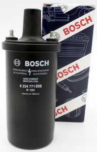 Bosch Coil, 12V, Black Color, High Power, Porsche 356, 911, 912, 914