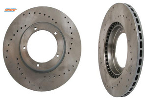 Porsche Disc Brake Rotor Set, 'Sebro' Sport, Front Vented, 911, 914