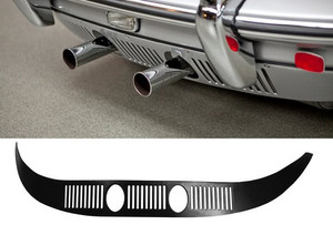 Porsche Lower Rear Panel W/Louvers & Holes For Exhaust Pipe,356B &356C Carrera, 356's '59-'65
