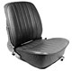 Seat Upholster Kit, Front Seats, W/Factory Headrest, Leather, 911 '72-'73