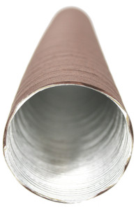 Heater Hose, 911 ' 65 -  ' 89 & 912 '65 - ' 89, 60 x 380mm Brown/Aluminum