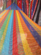 Hot multi-colored stripes.