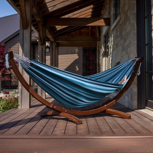 Blue Lagoon Brazilian style double hammock - Available! Stand not included. Out of stock.