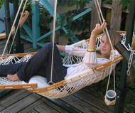 Opal Hanging Lounger with Footrest