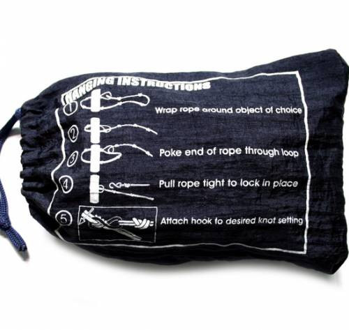 These handy hammock ropes pack up small.