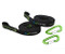 A set of two tree straps and two caribiners.
