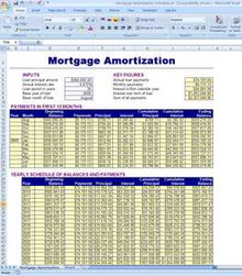 ezMortgage Amortization Schedule