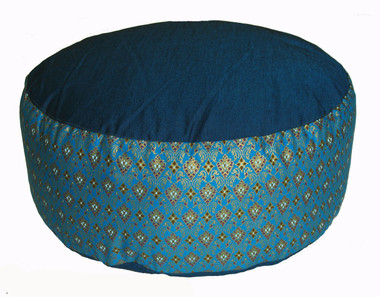 Boon Decor Meditation cushion Buckwheat Kapok Zafu Pillow Indochine Stylized Diamond SEE COLORS