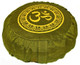 Boon Decor Meditation Pillow Buckwheat Zafu Om in Lotus Olive Green 16 dia 6 loft