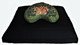 Boon Decor Meditation Cushion Set Crescent Zafu and Zabuton Japanese Silk Green