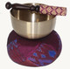 Boon Decor Singing Bowl Set - Spun Brass Rin Gong 3.5 w/ Round Cushion SEE COLOR CHOICES