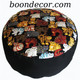 Boon Decor Meditation Cushion - Combination Fill Zafu - Limited Edition - Cat Reunion 2