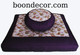 Boon Decor Meditation Cushion Zafu and Zabuton Set - Limited Edition - Butterflies Are Free