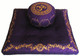 Boon Decor Meditation Cushion Buckwheat Zafu and Zabuton Set - Purple - SEE SYMBOL CHOICES