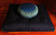 Boon Decor Black Zabuton Meditation Cushion Set - Global Weave Teal