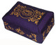 Boon Decor Meditation Cushion Rectangular Seat Lotus Enlightenment Purple 8 high
