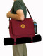 Boon Decor Dharma Messenger Bag - 100percent Cotton Canvas Dharma Supply Carry Bag - Gold Namaste