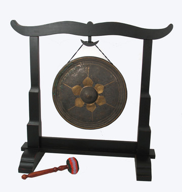 Boon Decor Gong Stand - Wood - Medium - Gong Sold Separately