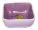 Boon Decor Ikebana Bowls - Lavender Dipped Glaze Square Porcelain Ikebana Bowl