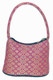 Boon Decor Handbags- Brocade Thai Silk Handbag - Pink-Jewel Brocade