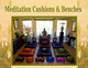 Boon Decor Meditation Room with Sacred Symbols Cushions
