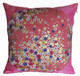 Boon Decor Silk Throw Pillow - Japanese Kimono Silk Pink SEE BOTH SIDES
