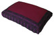 Boon Decor Meditation Zafu Pillow - Low Rise Sitting Cushion - Global Weave Magenta 