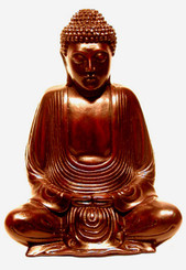 Boon Decor Zen Meditating Buddha Statue - 8" Resin 