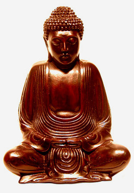 Boon Decor Zen Meditating Buddha Statue - 8" Resin 