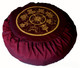 Boon Decor Meditation Cushion Zafu Pillow Buckwheat Fill Eight Auspicious Symbols SEE COLORS