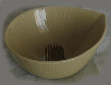 Boon Decor Ikebana Bowls, Celadon Ikebana Bowl - Modern - 3.5 Dia