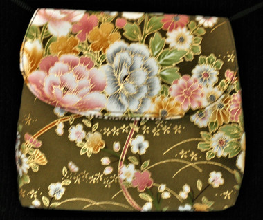 Boon Decor Mini Shoulder Bag - Cosmetic/Cell Phone/ID/ Purse Japanese Kimono Silk