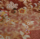 Boon Decor Table Runner Wall Hanging Reversible Japanese Kimono Silk Print Copper Brown 96x14