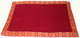 Boon Decor Altar Mat - Solid Silk-Blend with Silk Jewel Brocade Trim SEE COLOR CHOICES