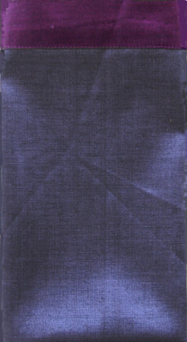 Boon Decor Silk Napkins - Burmese Silk Silk Napkins - Set of 6 - Lavender w Purple Trim