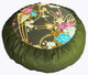 Boon Decor Meditation Pillow Japanese Kimono Silk Print Zafu SEE COLOR CHOICES