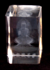 Boon Decor Buddha Image - Laser Sculpture in Crystal Prism