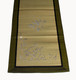Boon Decor Tatami Table Runner - 92 x 16 - Embroidered Scroll Design in Silver Silk SEE COLORS